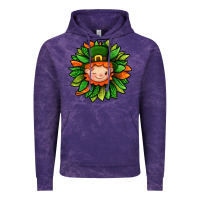 Cloud Purple St. Patricks Sunflower With Dwarf Vintage Hoodie - BundleAndBundleShop