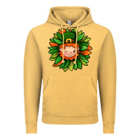 Vintage Mustard St. Patricks Sunflower With Dwarf Vintage Hoodie - BundleAndBundleShop