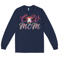 Navy Cow Mom Long Sleeve Tee - Bettercallsaul
