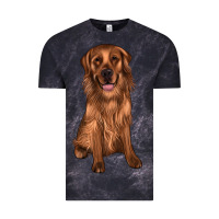 Cloud Black labrador Vintage Tee - JahusDesignShop