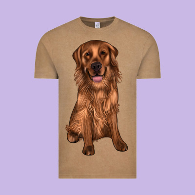 Labrador Vintage Tee Designed By Jahusdesignshop