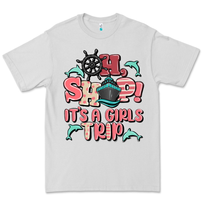 Oh Ship It's A Girls Trip Premium Tee by MaliasSmallBusiness | Teevron