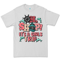 Dove Grey oh ship it's a girls trip Premium Tee - MaliasSmallBusiness