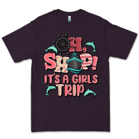 Plum oh ship it's a girls trip Premium Tee - MaliasSmallBusiness