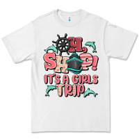 White oh ship it's a girls trip Premium Tee - MaliasSmallBusiness