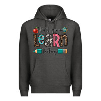 Charcoal Heather y'all gonna learn today Premium Hoodie - OliviaCreatesArt