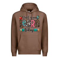 Chestnut y'all gonna learn today Premium Hoodie - OliviaCreatesArt
