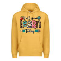 Mustard y'all gonna learn today Premium Hoodie - OliviaCreatesArt