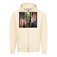 Sandshell usa deer hunting woods Zipper Hoodie - CowGirlArtShop