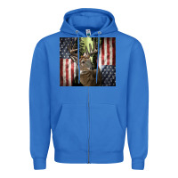 True Royal usa deer hunting woods Zipper Hoodie - CowGirlArtShop