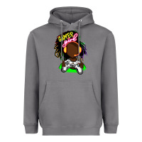 Storm black gamer girl Heavyweight Hoodie - FaDigitalArtStudio