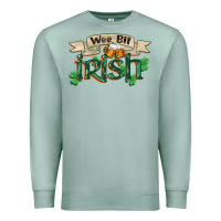Seafoam wee bit irish st patricks day Premium Sweatshirt - FaDigitalArtStudio