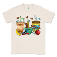 Natural School Boy Coffee Cup Bbs Classic Tee - BundleAndBundleShop
