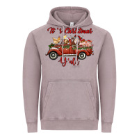Vintage Zinc it's christmas y'all truck with farm animals Vintage Hoodie - RanaPortraitStore