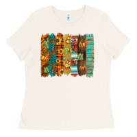 Bone thanksgiving brushstroke Ladies Tee - BarkalooDesign