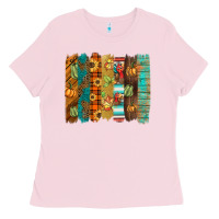 Bubblegum Pink thanksgiving brushstroke Ladies Tee - BarkalooDesign