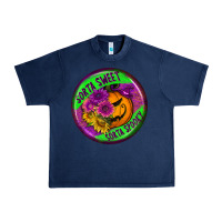 Navy halloween round earrings Urban Heavy Tee - BundleAndBundleShop