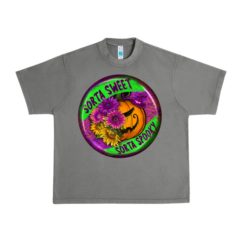 Halloween Round Earrings Urban Heavy Tee by BundleAndBundleShop | Teevron