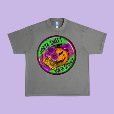 Halloween Round Earrings Urban Heavy Tee Designed By Bundleandbundleshop