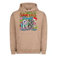Pigment Burro Santa's Favorite RN Registered Nurse Urban Hoodie - CowhideDigitalArt