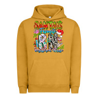 Pigment Peanut Butter Santa's Favorite RN Registered Nurse Urban Hoodie - CowhideDigitalArt