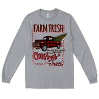Heather Grey Farm Fresh Christmas Long Sleeve Tee - Bettercallsaul