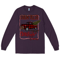 Plum Farm Fresh Christmas Long Sleeve Tee - Bettercallsaul
