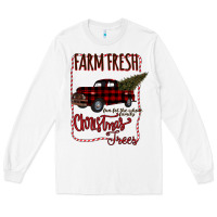 White Farm Fresh Christmas Long Sleeve Tee - Bettercallsaul