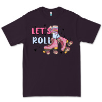 Plum let's roll Premium Tee - MaliasSmallBusiness