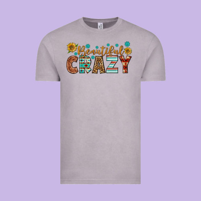 Western Beautiful Crazy Vintage Tee Designed By Bundleandbundleshop