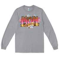 Heather Grey mom happy mothers day Long Sleeve Tee - RanaPortraitStore