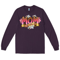 Plum mom happy mothers day Long Sleeve Tee - RanaPortraitStore