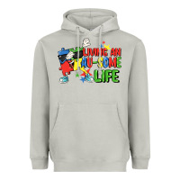 Moon Dust Living an au-some life Autism Awareness Day Heavyweight Hoodie - FaDigitalArtStudio