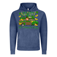 Vintage Denim Happy St. Patricks Day Vintage Hoodie - BundleAndBundleShop