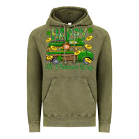 Vintage Olive Happy St. Patricks Day Vintage Hoodie - BundleAndBundleShop
