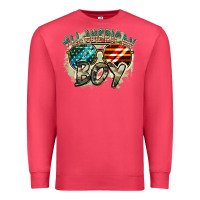 Cardinal All American boy 4th of july Premium Sweatshirt - FaDigitalArtStudio