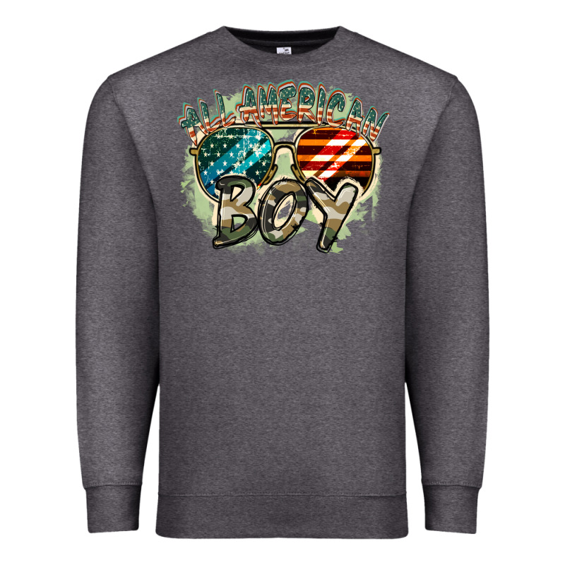 All American Boy 4th Of July Premium Sweatshirt by FaDigitalArtStudio | Teevron