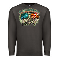 Smoke All American boy 4th of july Premium Sweatshirt - FaDigitalArtStudio