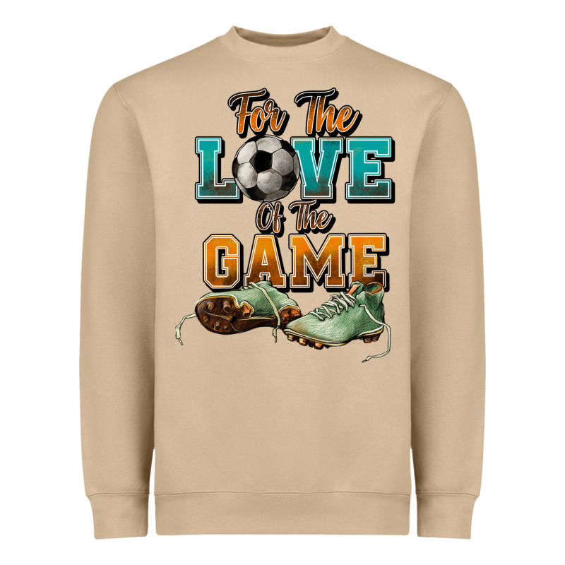 For The Love Of The Game Soccer Heavyweight Sweatshirt by NancyCooperArtShop | Teevron