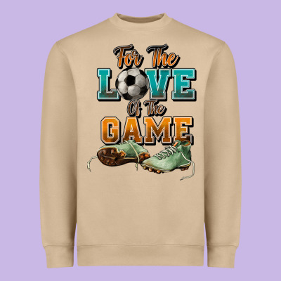 For The Love Of The Game Soccer Heavyweight Sweatshirt Designed By Nancycooperartshop