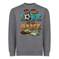 Storm For the love of the game Soccer Heavyweight Sweatshirt - NancyCooperArtShop