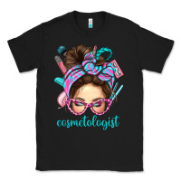 Black Messy Bun Cosmetologist Bbs Classic Tee - BundleAndBundleShop