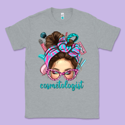 Messy Bun Cosmetologist Bbs Classic Tee Designed By Bundleandbundleshop