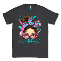 Smoke Messy Bun Cosmetologist Bbs Classic Tee - BundleAndBundleShop