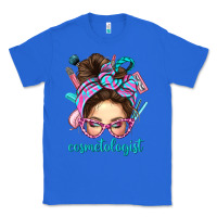 True Royal Messy Bun Cosmetologist Bbs Classic Tee - BundleAndBundleShop