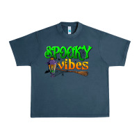 Midnight Navy spooky vibes Urban Heavy Tee - BundleAndBundleShop