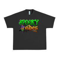 Pigment Black spooky vibes Urban Heavy Tee - BundleAndBundleShop