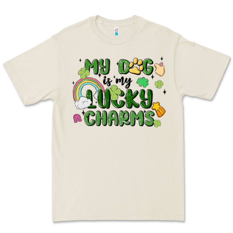 My Dog Is My Lucky Charms Premium Tee by MaliasSmallBusiness | Teevron