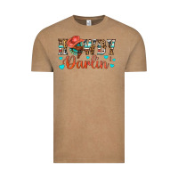 Vintage Coffee Western Howdy Darlin Vintage Tee - BundleAndBundleShop