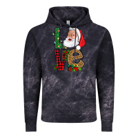 Love With Santa Portrait Vintage Hoodie | Teevron
